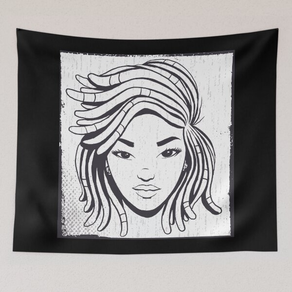 Item preview, Woman with rastas. designed and sold by emphatic.