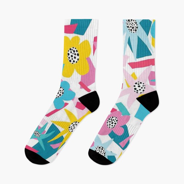 Item preview, Pink Blue Floral Abstract designed and sold by flairblush.