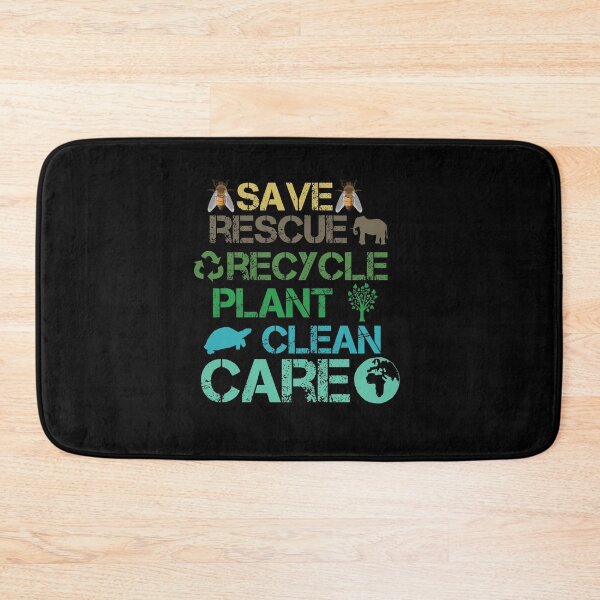 Item preview, save bees rescue animals recycle plastict earth day designed and sold by Yassineea65.