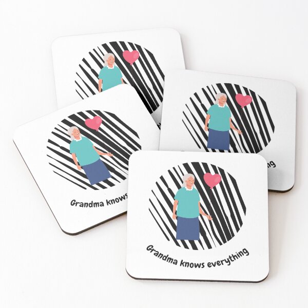 Item preview,  Grandma knows everything. Black lines designed and sold by Hab2.