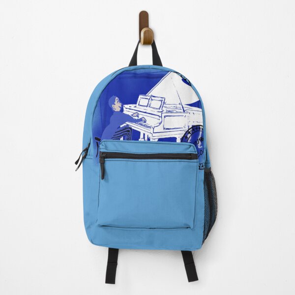 Item preview, Pianist in blue on blue background  designed and sold by Pachionart.