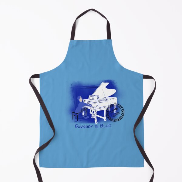 Item preview, Pianist in blue on blue background designed and sold by Pachionart.