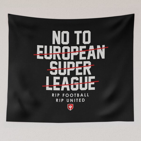 Item preview, #NoToEuropeanSuperLeague - MUFC Fans Voice!  designed and sold by StalkingUnited.