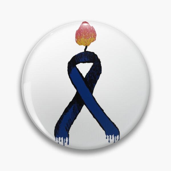 Item preview, Colorectal cancer ribbon designed and sold by petermccann07.
