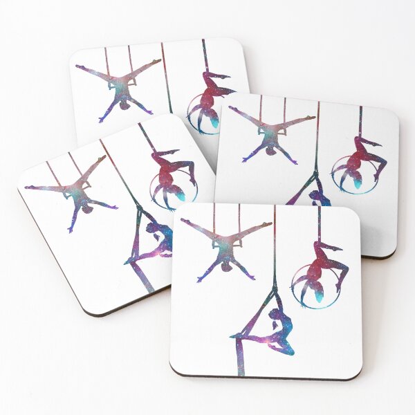 Aperçu de l'œuvre Étoiles aériennes de jour - Acrobates et cirque créée et vendue par FlyingFoxDesign.