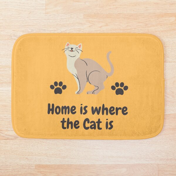 Item preview, Home is where the cat is designed and sold by mnaddaf.