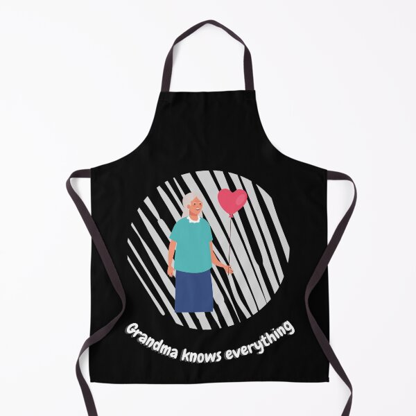 Item preview, Copy of Grandma knows everything. Black lines designed and sold by Hab2.