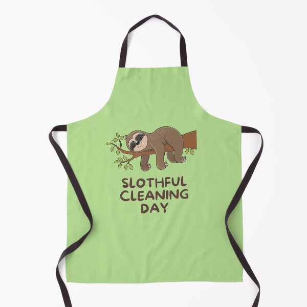 Item preview, Slothful Cleaning Day Lazy Sloth Housekeeper Cleaning Lady Gifts designed and sold by SavvyCleaner.
