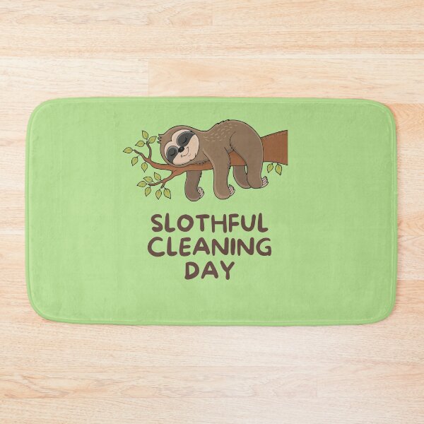 Item preview, Slothful Cleaning Day Lazy Sloth Housekeeper Cleaning Lady Gifts designed and sold by SavvyCleaner.