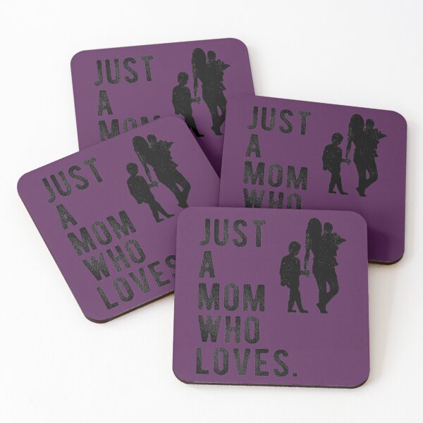 Item preview, Just a mom who loves, Mother of Two Mother's Day Gift, For mum, Parenting designed and sold by Ransyn Art.