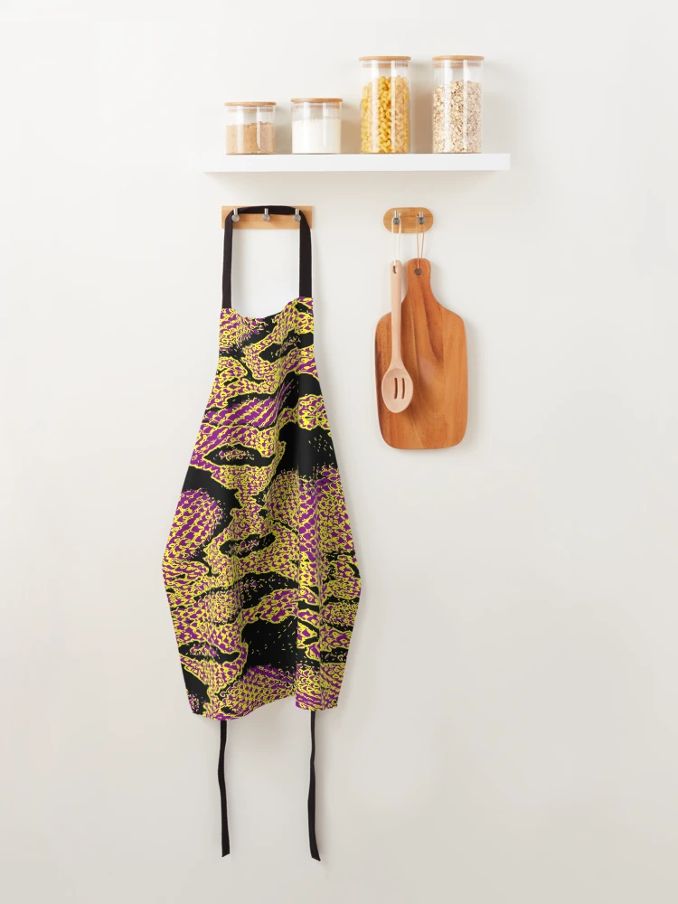 Thumbnail 4 of 6, Apron, Python Skin designed and sold by DesignFantazia.