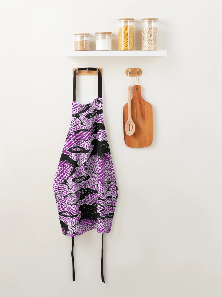 Thumbnail 4 of 6, Apron, Python Skin designed and sold by DesignFantazia.