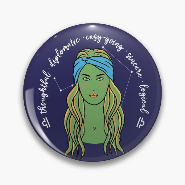 Item preview, Libra Woman Zodiac Sign With Constellation designed and sold by C·REBRAL Labs.
