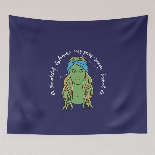 Item preview, Libra Woman Zodiac Sign With Constellation designed and sold by C·REBRAL Labs.