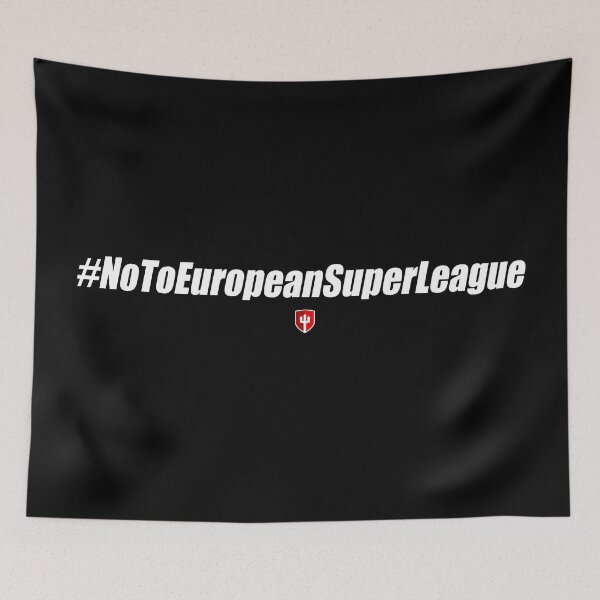 Item preview, #NoToEuropeanSuperLeague - Manchester United Fan's Voice designed and sold by StalkingUnited.