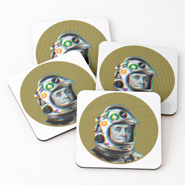 Item preview,  Crypto Benjamin | Cyber Space Astronaut Miner | Glitch series  designed and sold by spinolator.