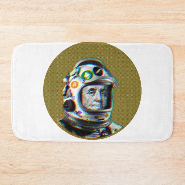 Item preview,  Crypto Benjamin | Cyber Space Astronaut Miner | Glitch series  designed and sold by spinolator.