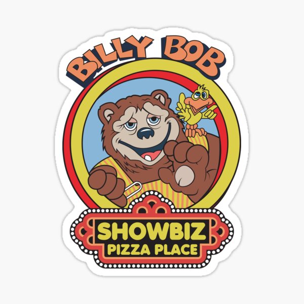 Showbiz Pizza Billy Bob Sticker