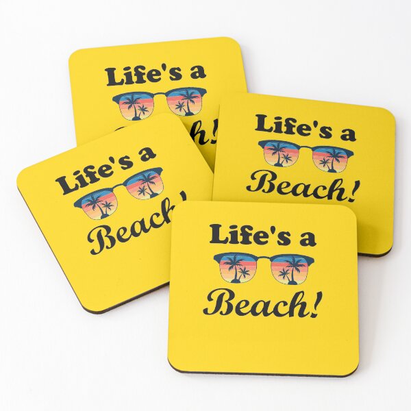 Item preview, Life's a Beach Funny Summer Saying Meme designed and sold by Spaceshipsells.