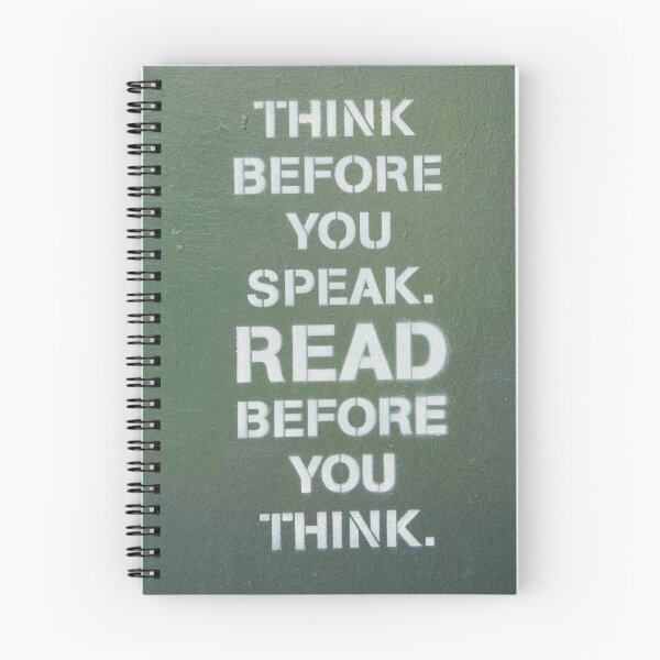 Item preview, Think before you speak. Read before you think designed and sold by little-mars.
