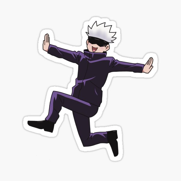Gojo Satoru flower field scene (only gojo) Sticker
