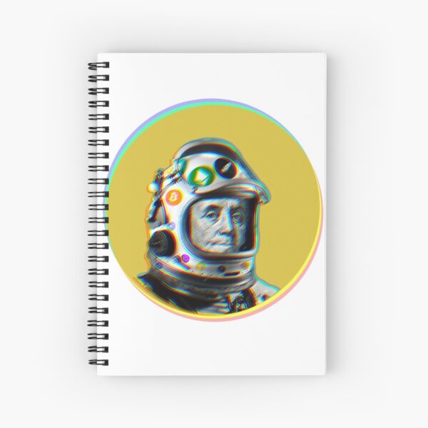 Item preview, Crypto Benjamin | Cyber Space Astronaut Miner | Glitch series  designed and sold by spinolator.