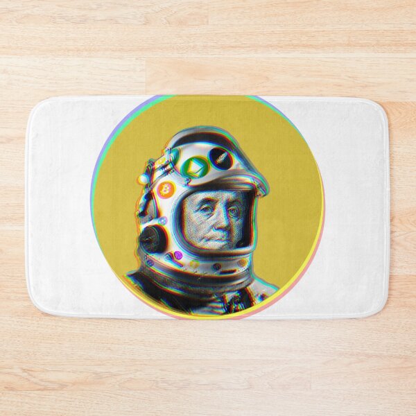 Item preview, Crypto Benjamin | Cyber Space Astronaut Miner | Glitch series  designed and sold by spinolator.