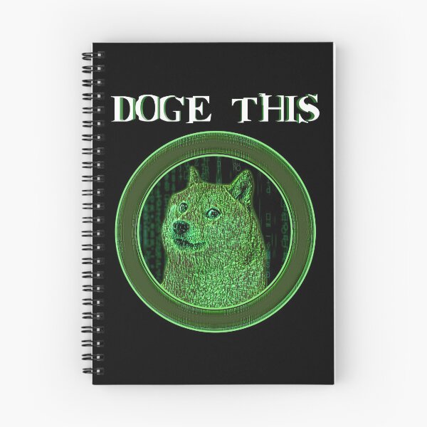Item preview, Doge This Cute Green Code Crypto Dog designed and sold by LeGND.