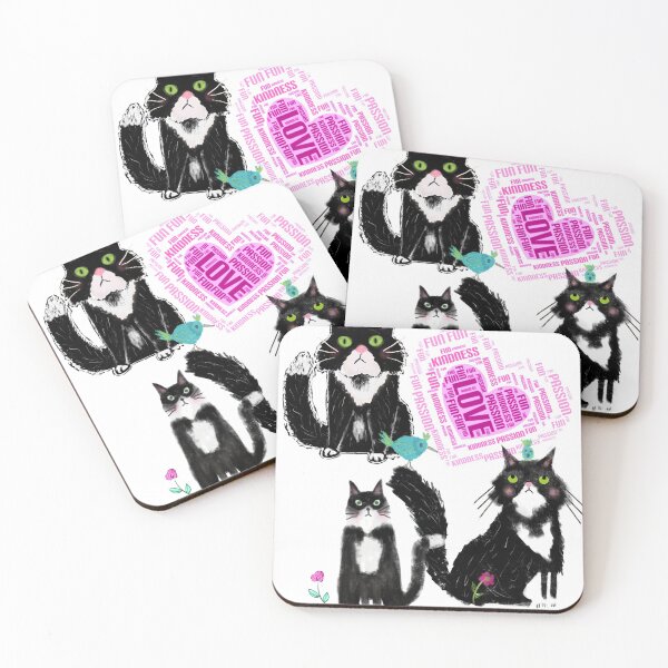 Item preview, Funny Tuxedo Cats designed and sold by Pamelak58.