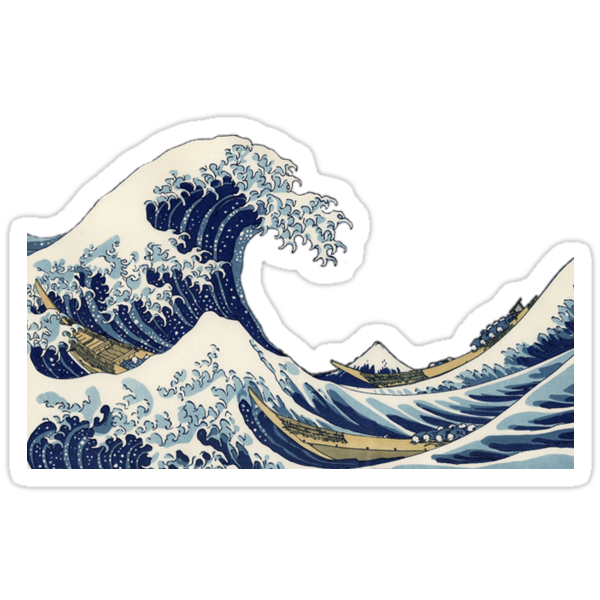 The Wave Nanaimo >> "Great Wave off Kanagawa" Stickers by manddyliu | Redbubble The Wave Nanaimo >> "Great Wave off Kanagawa" Stickers by manddyliu | Redbubble