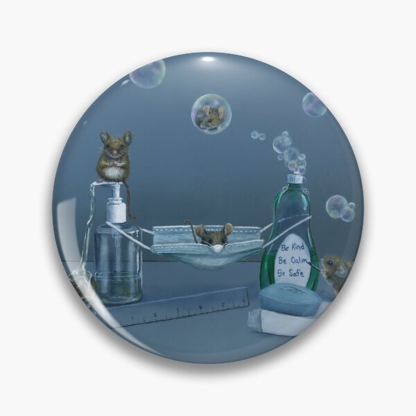 Item preview, Stay Covid Safe Whimsy Mice designed and sold by Valerie Rogers.