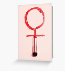 GIRL pride Greeting Card
