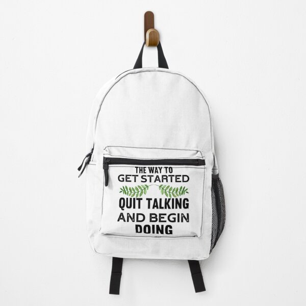 Item preview, THE WAY TO GET STARTED QUIT TALKING AND BEGIN DOING designed and sold by wildwhimsical.