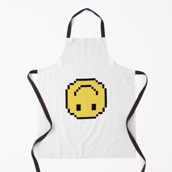 Item preview, Pixel Art Upside Down Smiley Face designed and sold by Sauropsida.