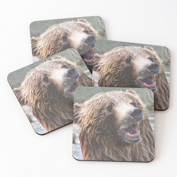 Item preview, Grizzly Bear canvas,Grizzly Bear,animal, animals,Grizzly Bear wall art,Grizzly Bear artwork,Grizzly Bears,wild,Grizzly Bear art,Grizzly Bear painting designed and sold by eyesight4vision.
