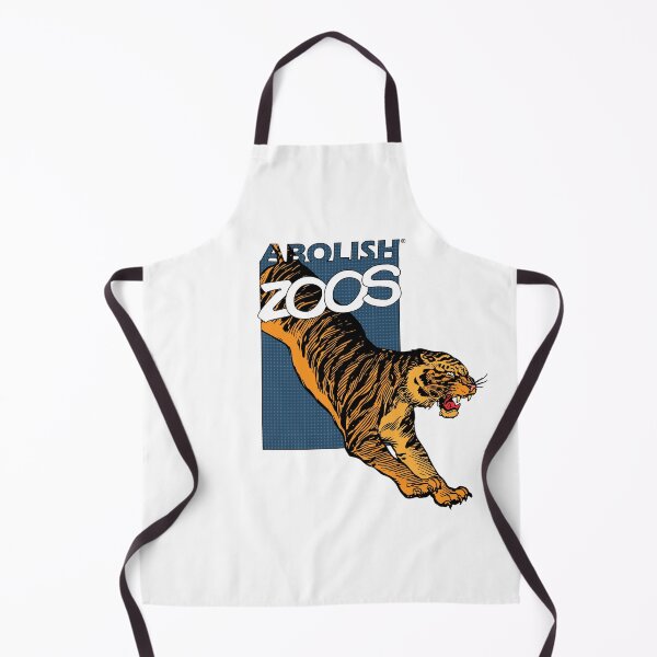 Item preview, Abolish Zoos, Orange Leaping Tiger Comic Book Logo designed and sold by robalonso.