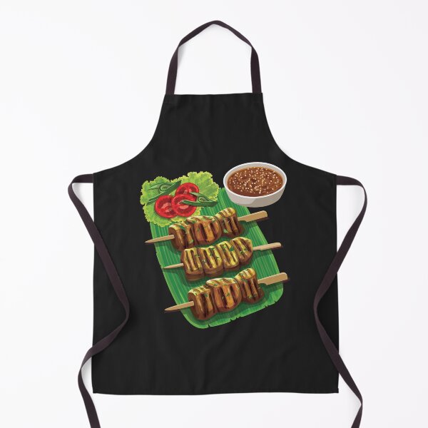 Item preview, Grilled Meat Skewers Served with Sauce designed and sold by Alicia Chee.