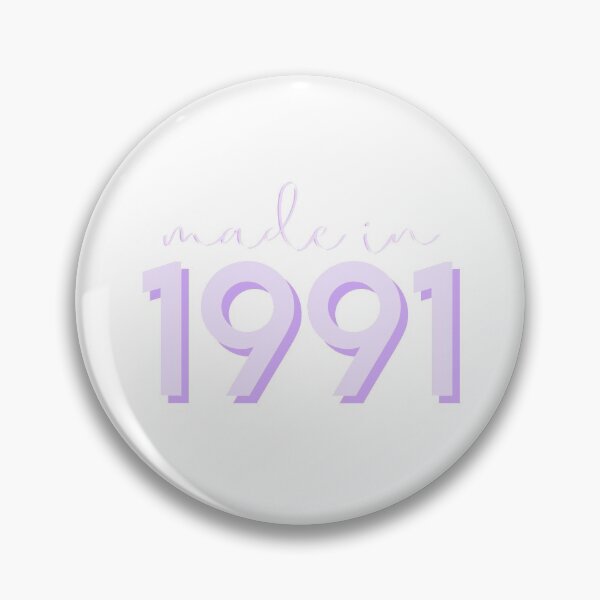 Item preview, Made in 1991 Birth Year Purple Design designed and sold by allymadethis.