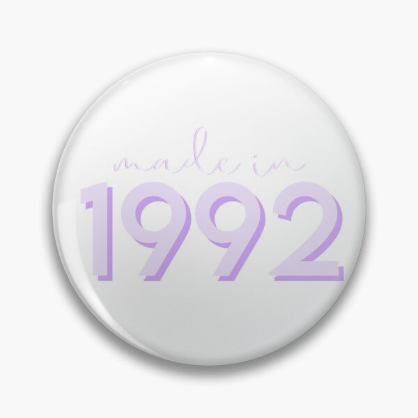 Item preview, Made in 1992 Birth Year Purple Design designed and sold by allymadethis.