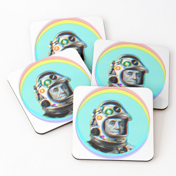 Artikelvorschau, Krypto Benjamin | Cyber Space Astronaut Miner | Glitch-Serie entworfen und verkauft von spinolator.