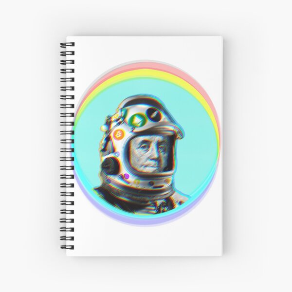 Item preview, Crypto Benjamin | Cyber Space Astronaut Miner | Glitch series  designed and sold by spinolator.