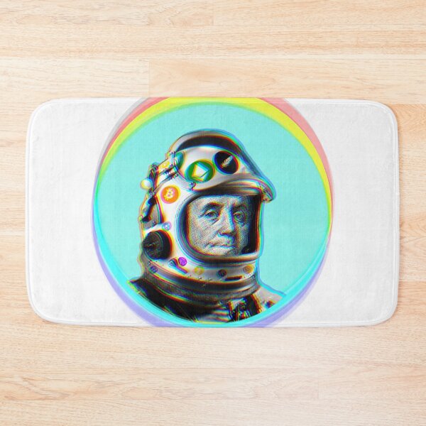 Item preview, Crypto Benjamin | Cyber Space Astronaut Miner | Glitch series  designed and sold by spinolator.