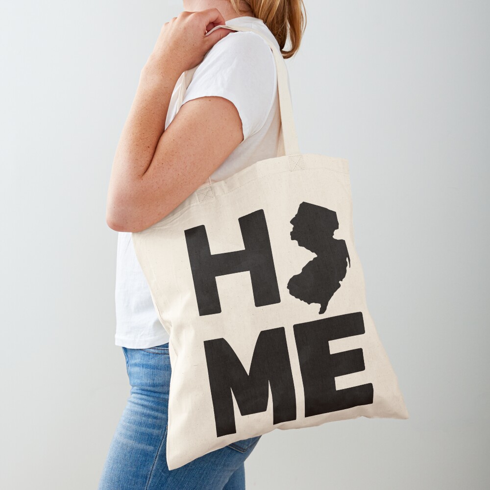 Typographic New Jersey Tote Bag by CAPow!