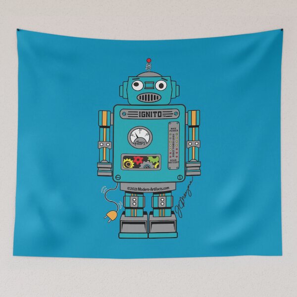 Item preview, IGNITO THE ROBOT designed and sold by Mod-Artifacts.