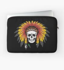 Native American Skull Laptop Sleeve