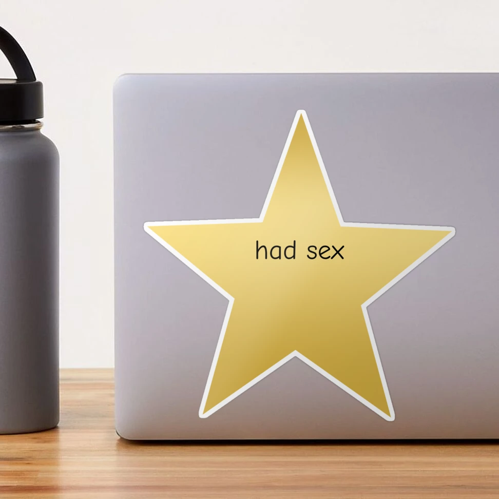 had sex funny gold star