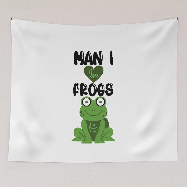 Item preview, MAN I LOVE FROGS designed and sold by wildwhimsical.