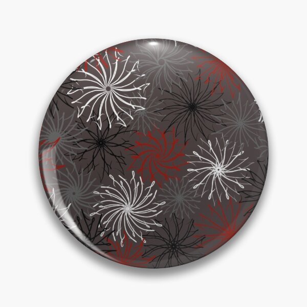 Item preview, little flowers red , white , gray and black  designed and sold by M8961.