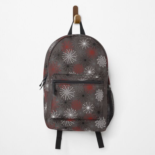 Item preview, little flowers red , white , gray and black designed and sold by M8961.