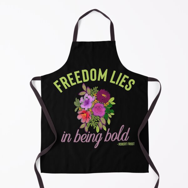 Item preview, Freedom Lies in Being Bold - Robert Frost Quote designed and sold by ShowMePrints.
